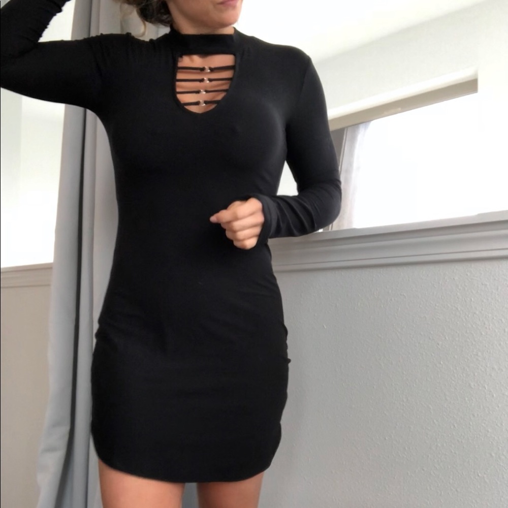 Sexy black dress